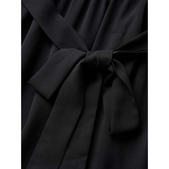 1X 14 16 Plus Size BloomChic Ruffle High Low Surplice Dress Pockets Belt - Picture 5 of 7